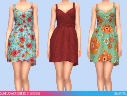 Sunflower dress at Heartfall