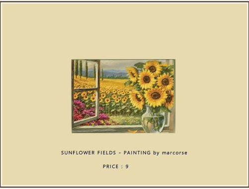 Sunflower Fields - Painting by marcorse