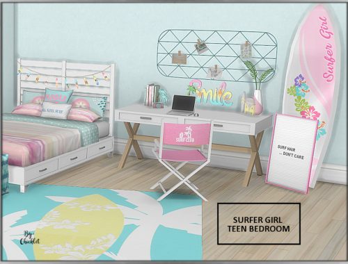 Surfer Girl Teen Bedroom