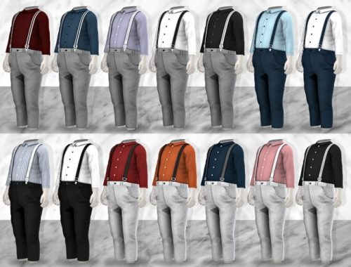 Suspenders Formal Outfit #13 at TØMMERAAS