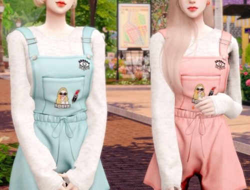 Suspenders Overall Jumpsuit at RIMINGs