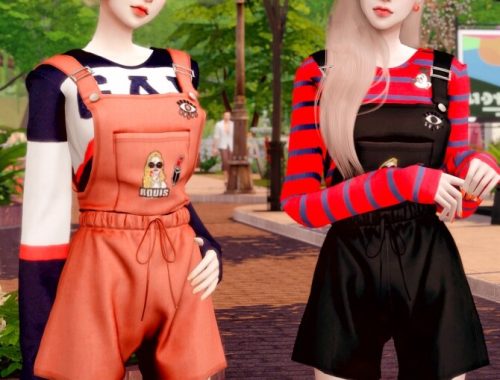 Suspenders Overall Jumpsuit at RIMINGs