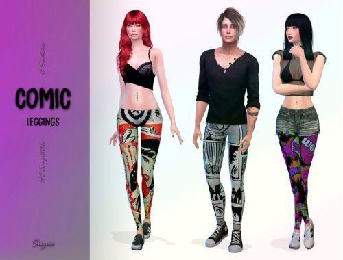 [Suzue] Comic Leggings