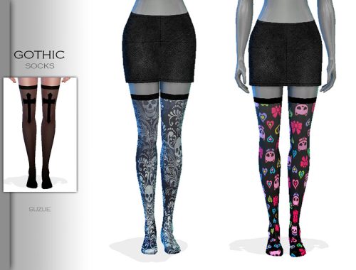 [Suzue] Gothic Socks