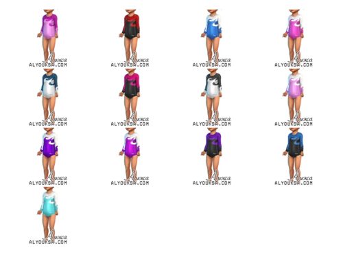 Alyouksa Mystique Gymnastics Leotards Model 3