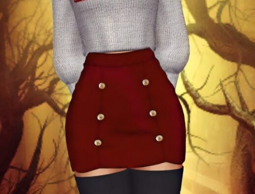 Sweater crop top at Jenni Sims