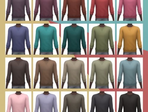 Sweater & Distressed Shorts at Busted Pixels