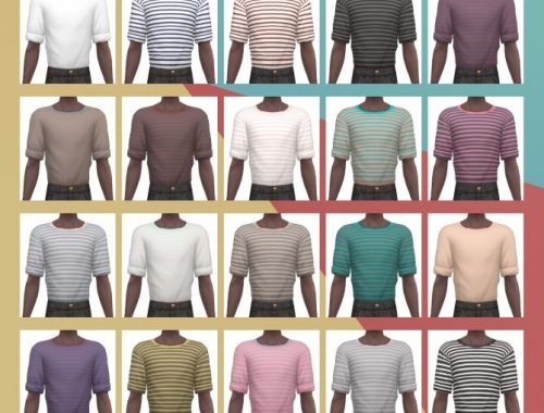 Sweater & Distressed Shorts at Busted Pixels