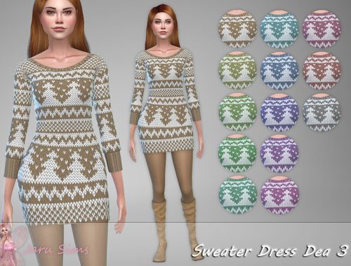 Sweater Dress Dea 3