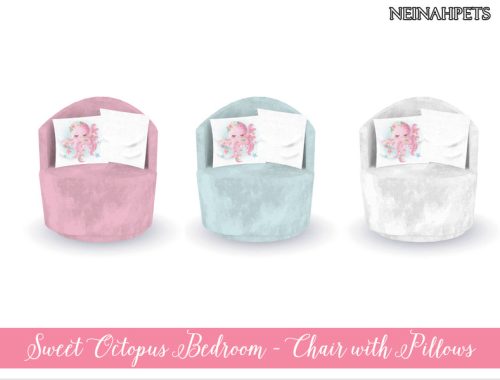 Sweet Octopus Bedroom  Collection {Mesh Required}