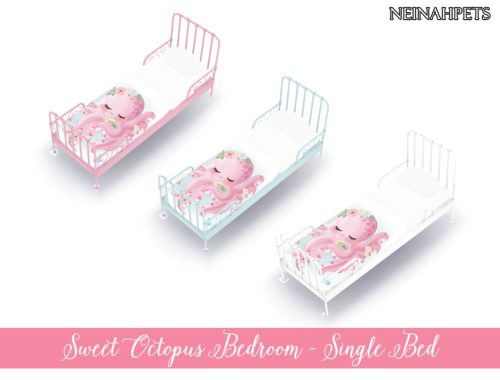 Sweet Octopus Bedroom  Collection {Mesh Required}