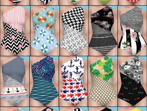 Swimsuits 2019 Hawaii/Ibiza/Teneriffe at Annett’s Sims 4 Welt
