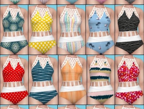 Swimsuits 2019 Hawaii/Ibiza/Teneriffe at Annett’s Sims 4 Welt