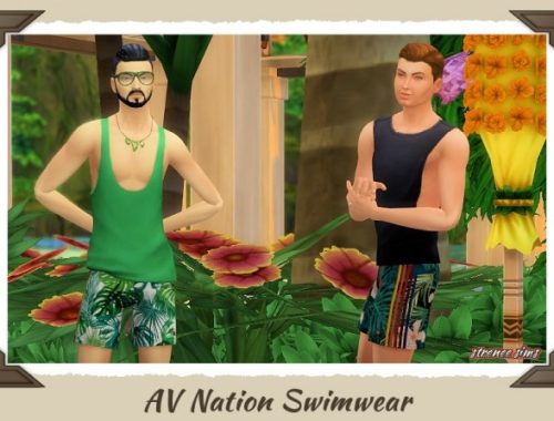 Swimsuits for the Family at Strenee Sims