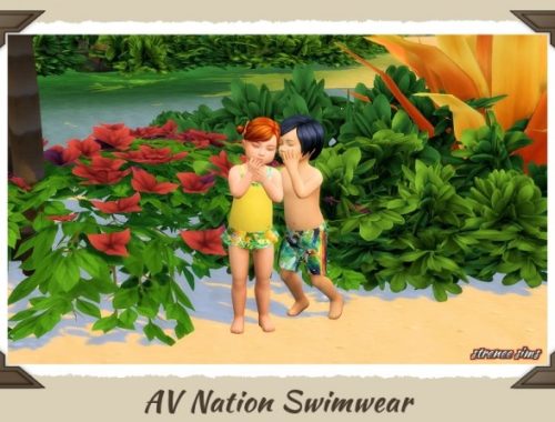 Swimsuits for the Family at Strenee Sims