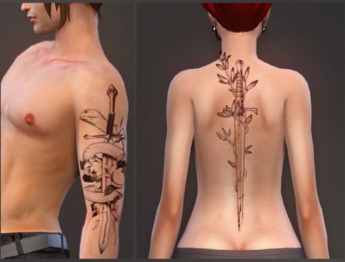 Swords tattoos