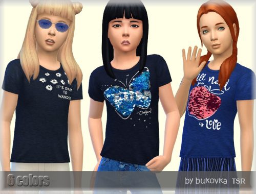 T-shirt Blue