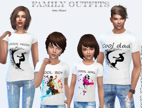 T-shirt family children's