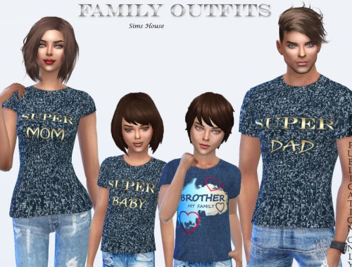 T-shirt family children's