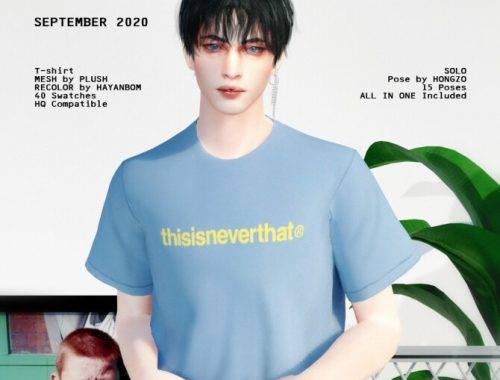 T-shirt, Hoodie & NORMCORE BOY POSES at Hayanbom