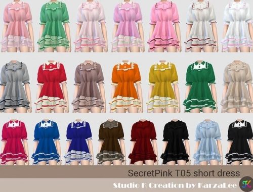 T05 short dress at Studio K-Creation