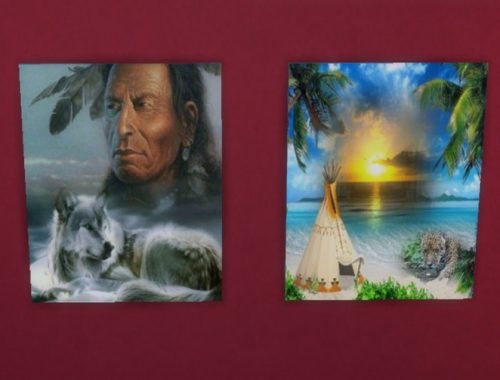 T55 American Indian paintings at Trudie55