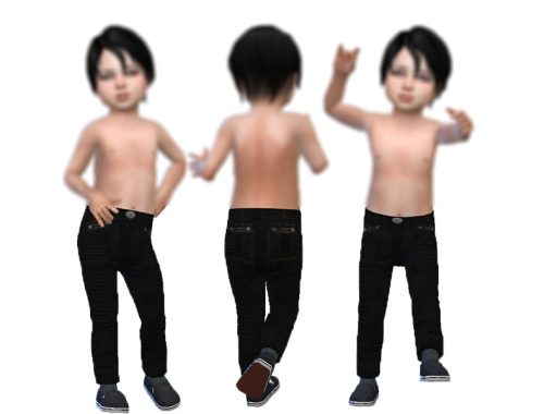 T55 Leather set for toddler boys