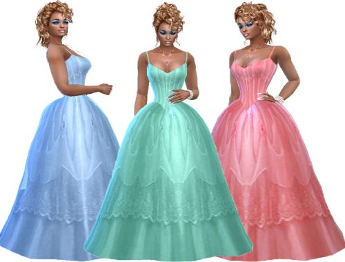 T55 Lily ball dress (fix)