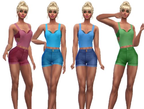 T55 Short outfit