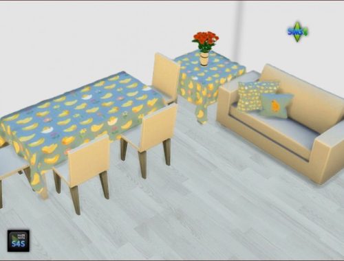 Table clothes and cushions for Easter by Mabra at Arte Della Vita