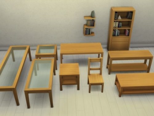Tabula Rasa Living Room Matching Recolors by simsi45 at Mod The Sims