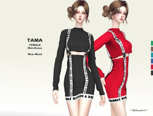 TAMA - One Piece Mini Dress