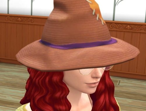 Tattered witch hat by horresco at Mod The Sims