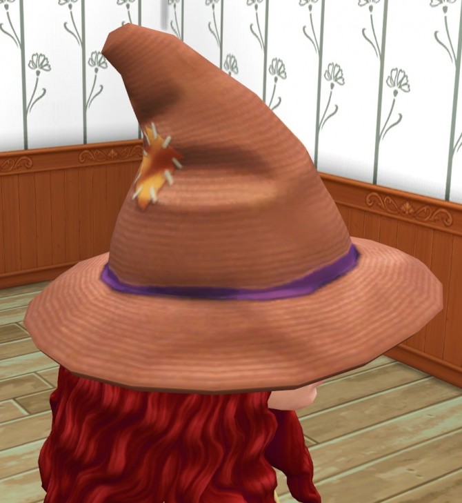 Tattered Witch Hat By Horresco At Mod The Sims The Sims 4 Catalog