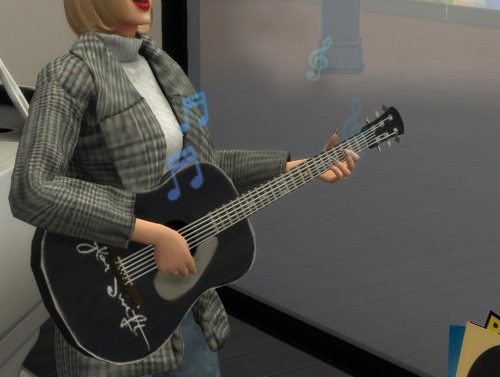 Taylor Swift guitar by simslyswift at Mod The Sims