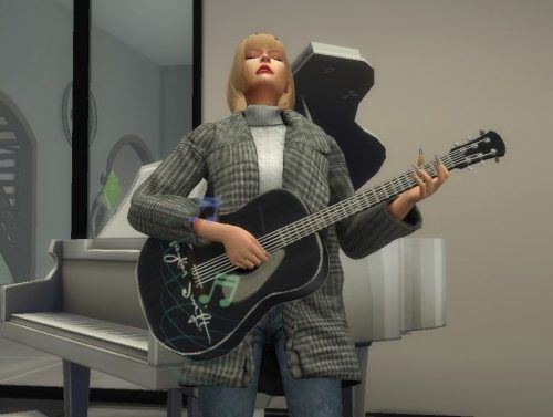 Taylor Swift guitar by simslyswift at Mod The Sims