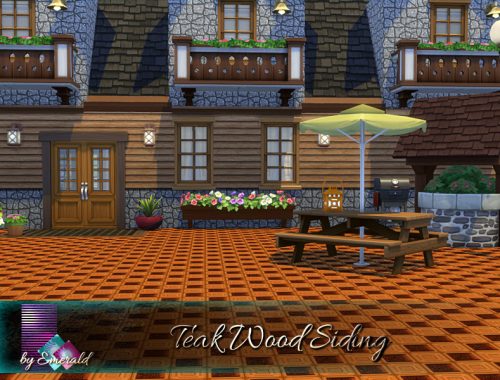 Teak Wood Siding
