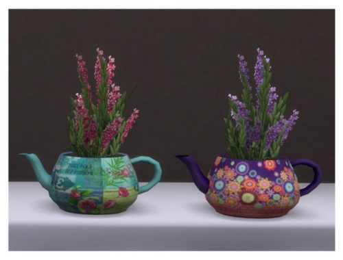 Teapot plant recolors by Chalipo at All 4 Sims