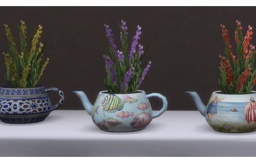 Teapot plant recolors by Chalipo at All 4 Sims