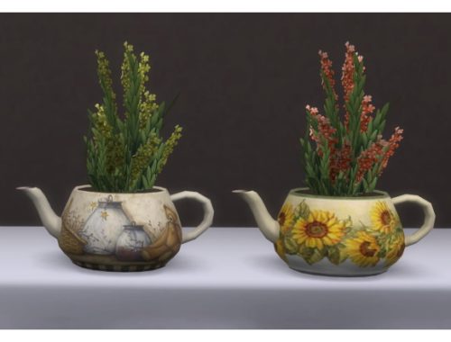 Teapot plant recolors by Chalipo at All 4 Sims