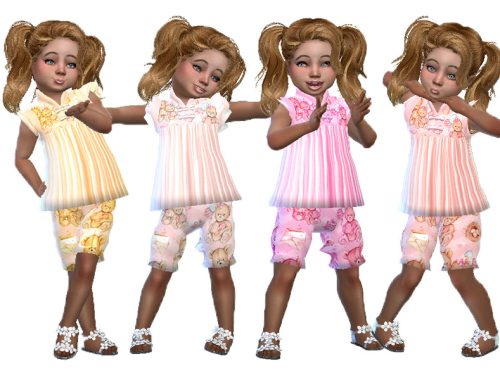 Teddie toddler outfit
