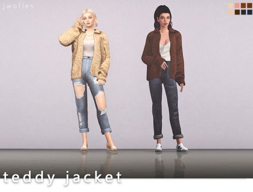 teddy jacket - accessory