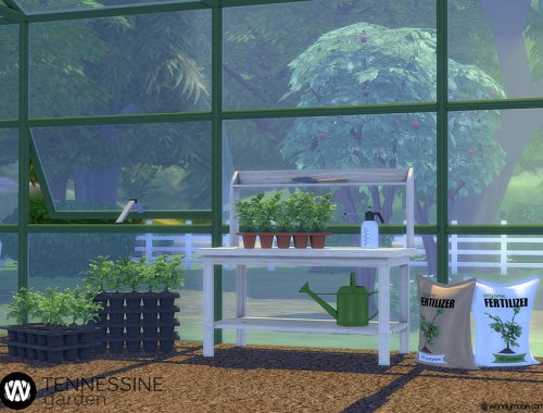 Tennessine Garden - Growing Plants