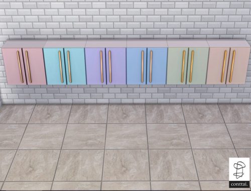 Terrazzo Pastel Cabinet recolor