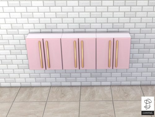 Terrazzo Pastel Cabinet recolor