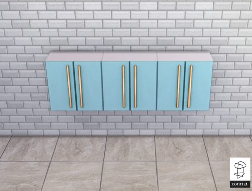 Terrazzo Pastel Cabinet recolor