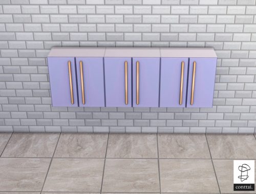Terrazzo Pastel Cabinet recolor