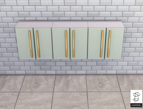 Terrazzo Pastel Cabinet recolor
