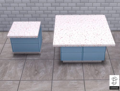 Terrazzo Pastel Isle Counter recolor