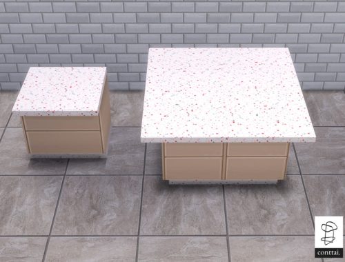 Terrazzo Pastel Isle Counter recolor